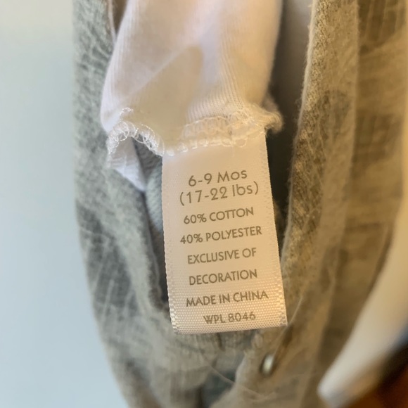 6-9 month gender neutral overalls - Picture 2 of 2